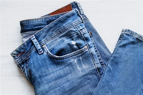 lv spijkerbroek|Washed Raw Denim Jeans .